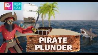 Pirate Plunder by CoSpaces Edu - Hour of Code