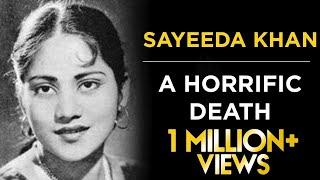 Double Murder In Bollywood | The Tragic End of Sayeeda Khan | Tabassum Talkies