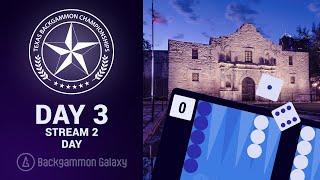 Day 3, Stream 2 P1: 2024 Texas Backgammon Championships | Super Jackpot & Masters Jackpot Matches