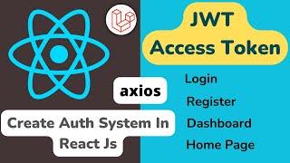 React js JWT Authentication | React js Laravel Auth | React js Login Authentication Routes | Ajay