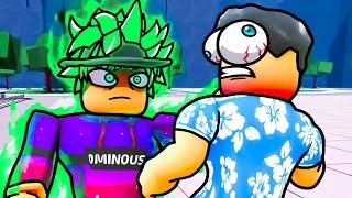 I Pretended to be NOOB with TATSUMAKI POWERS! (Roblox The Strongest Battlegrounds)