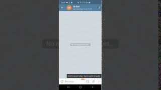 Telegram: voice messages button missing