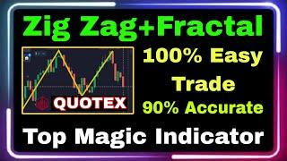 fractal strategy zig zag strategy | quotex best trading strategy | quotex zigzag fractal | quotex