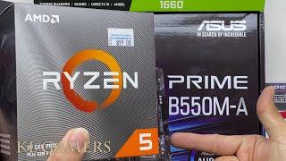 AMD Ryzen 5 3600 ASUS PRIME B550M-A INNO3D GTX 1660 WHITE Gaming PC Build Benchmark