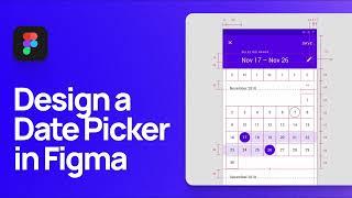 How to Design a Date Picker UI in Figma | Material Design Date Picker Component Tutorial