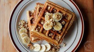 Easy & Healthy Banana Waffles Recipe | The Sweetest Journey