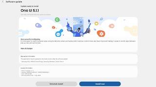 downloading One UI 5.1.1 on Samsung Galaxy Tab S8+ 