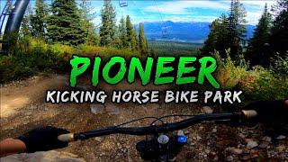 Conquering an Insanely Steep Line // Pioneer, Kicking Horse Bike Park