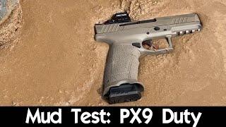 $300 handgun in mud!