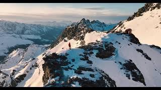 Sunset on the Mont-Blanc from bivouac Musso