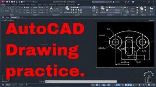 7th drawing AutoCAD 2024 | Drawing practice for AutoCAD 2024