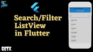 Search/Filter ListView in Flutter using GetX || Flutter || GetX