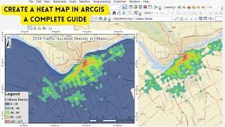 Make a heat map in ArcGIS - complete guide