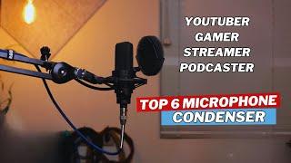 6 REKOMENDASI MIC CONDENSER MURAH TERBAIK BUAT HOME RECORDING, YOUTUBER, STREAMING, GAMING, PODCAST!