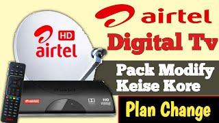 Airtel Dth Plan Change Keise Kore 2024 // Airtel Digital tv Package Change 2024