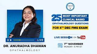 25 Most Important Ophthalmology Questions | Dr. Anuradha Dhawan | MIST FMGE