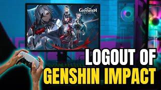 How To Logout of Genshin Impact Account on PS5 Very EASY!