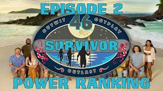 Survivor 46 Power Ranking (Episode 2)