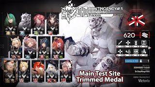 [Arknights] CCB#1 Pyrolysis | Main Test Site Ashen Swampland (620 Points, Trimmed Medal)