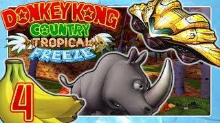 DONKEY KONG COUNTRY: TROPICAL FREEZE  #4: Mit Nashorn-Kumpel Rambi in den Alpen