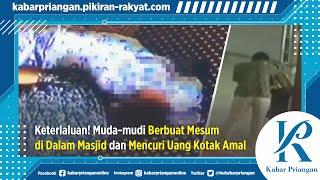 Tidak Hanya Berbuat Mesum di Dalam Masjid, Pasangan Muda-mudi ini Nekat Mencuri Uang Kotak Amal