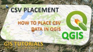 How to add or import CSV file data in QGIS