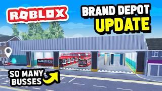 Buying The New DEPOT UPDATE in Roblox Croydon The London Transport Game