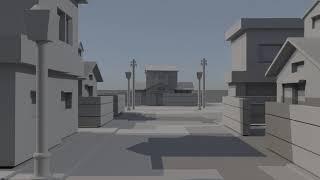 3D Modelling street scene (Japan)#Autodesk Maya#Premiere Pro.