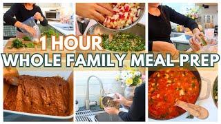 EASY AND DELICIOUS WHOLE FAMILY MEAL PREP HEALTHY FALL COOKING 2024 // GLUTEN FREE MEAL PREP