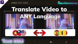 How to Translate Video to Any Language 2024 || Auto Translate Video for Free