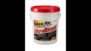 Latex-ite Ultrashield driveway filler sealer