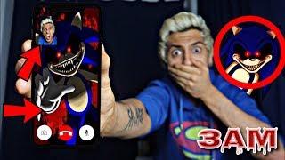 DO NOT FACETIME HAUNTED SONIC.EXE AT 3AM!! *OMG HE ACTUALLY CAME TO MY HOUSE*