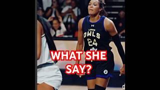 Angel Reese DIDN’T want that SMOKE! #caitlinclark #basketball #shorts