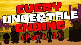 Speedrunning ALL 93 Undertale Endings | True 100% (Part 1)