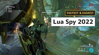 Warframe - Lua Spy Mission 2022 (The Best Way To Use Master's Summons)