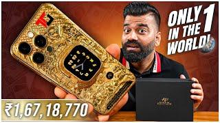 My New Gold iPhone 15 Pro Max - Mahabharat Edition 