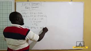 SHS 1 Elective Math - Introduction To Binary Operations