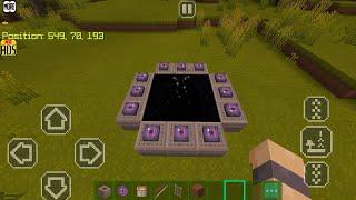 How to make an end portal in Bee craft