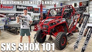 SXS Shox 101 - How Internal Bypass Shocks Work - Settings, Service, Valving, Springs & Tuning