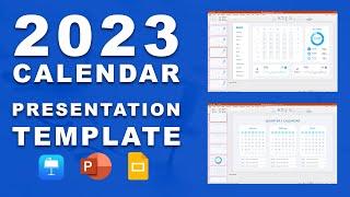 2023 calendar presentation template. Create BEAUTIFUL calendars in minutes