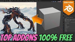 These 10 Free Blender Addons Are INSANE 