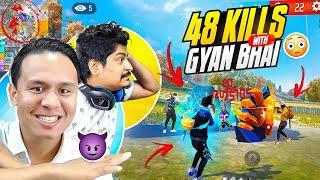 48 Kills with Gyan Bhai @GyanGaming  Tonde Gamer - Free Fire Max