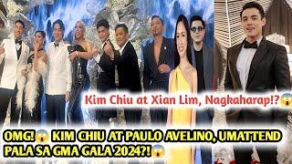 TRENDING: Kim Chiu at Paulo Avelino, Umattend ng GMA Gala 2024 ?! Kim at Xian Lim, Nagkita?!