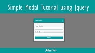 Simple Modal Tutorial Kwa Kiswahili