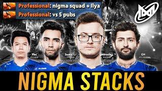 NIGMA THE PUBS DESTROYER?! - NIGMA SQUAD vs 5 PUBS PLAYER