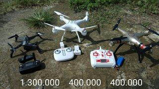 Test drone mjx bugs 5w 4k - Syma x8pro - Syma x8hw