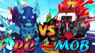 Blue Stacks Vs Mobile Version of Bedwars!! (Blockman GO)