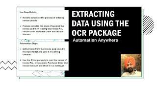 Using OCR - String - Package - Extract Text Action to extract text from Jpeg file - Automation - RPA