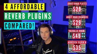 4 Affordable Reverb Plugins Compared | Waves | Valhalla Room | Acustica Silver B (EMT 240)