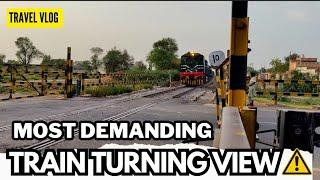 Most Demanding Train Video | Beautiful goods Train Turn View | Trains Lover Official